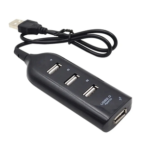 4端口便携式高USB 2.0数据扩展集线器USB分离器适用于视窗XP/ Vista 7 8 10笔记本电脑 - Product Image 4