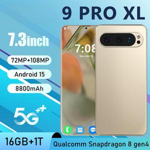 <strong>2025</strong> New Arrival 9pro <strong>XL</strong> Phone Global Version Full Screen Mobile Phone 16GB+1TB Android 14 Cellphones Unlocked Smartphone - Product Image 4