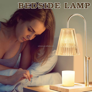 Lampada elettrica scaldamani a candela con <span class=keywords><strong>Timer</strong></span> per cera profumata regolabile in altezza in metallo