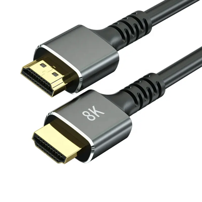 Kabel Video Versi 2.1, kabel Video 8K 60Hz 0.5m/1.0m/1.5m/2.0m/3.0m/5.0m kabel HD Monitor komputer TV