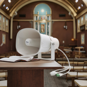 Thinuna io III <span class=keywords><strong>IP66</strong></span> نظام إدارة شبكة خارجية رشفة POE 30 واط مكبر صوت بقرن تحكم ببروتوكول الرشف مكبرات صوت IP - Product Image 6