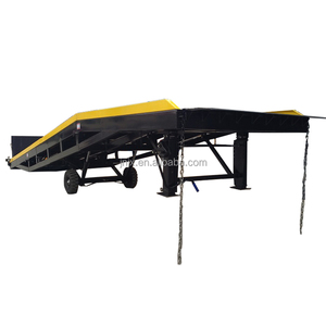 10 Ton Hydraulic Dock Ramps Forklift Yard Ramp Hydraulic Dock Leveling Machine Portable Mobile Container <strong>Loading</strong> <strong>Platform</strong> - Product Image 1