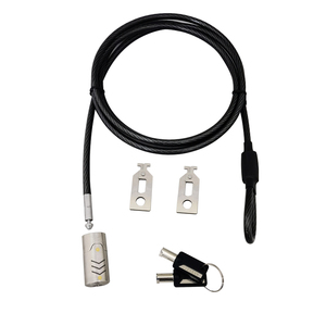 Bloqueo combinado de Desktosecurity para cable de ordenador portátil cuerda de bloqueo ventanas de escritorio bloqueo dinámico Cable de ordenador Estilo clave bloqueo antirrobo - Product Image 1