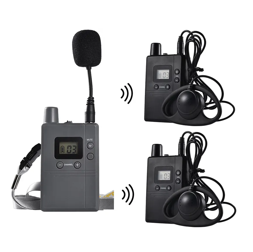 WirelessLinkx italie espagne allemagne France groupe Tour lecteur Audio sans fil Audio Tour Guide System