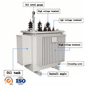 S11 alta tensione trifase 10KV Kilowatt immerso in olio trasformatore MV & HV trasformatore 220KV ingresso più volumi di uscita - Product Image 6