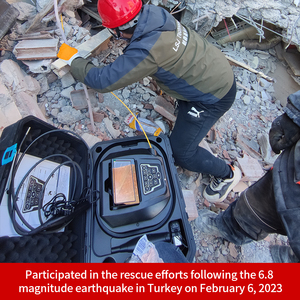 Lsj CAMB-V500 usar เครื่องตรวจจับชีวิตการค้นหากู้ภัยอุปกรณ์ฟังอะคูสติกสำหรับทีมกู้ภัย - Product Image 5