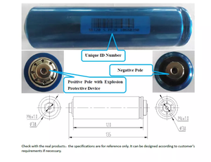 Yüksek deşarj oranı 30C 10C 3.2V LiFePO4 LiFePO4 pil hücresi 38120 güneş enerjisi depolama aküsü pil hücresi - Product Image 2