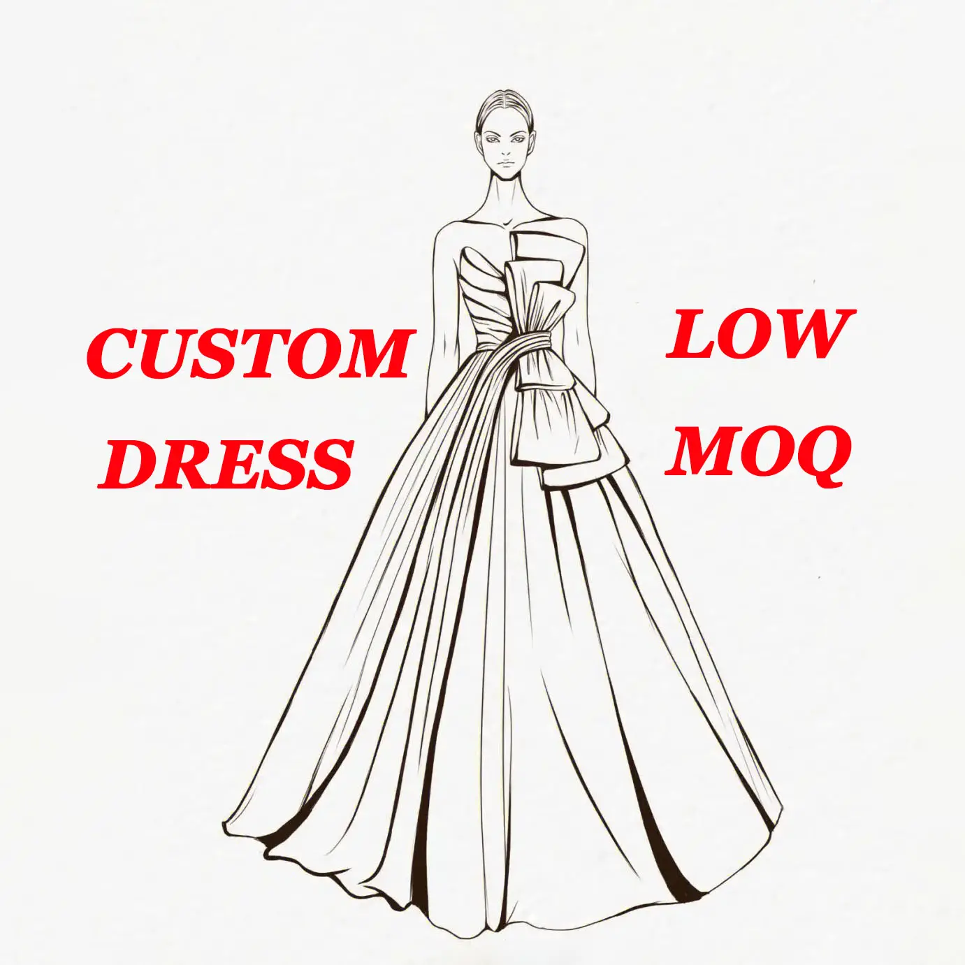 China Oem Brand Logo Pequenas encomendas Custom Designer Premium Clothes Fabricantes Y2K Clothing Women Made Dress Custom