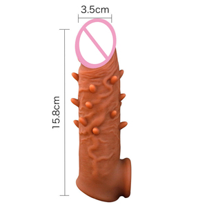 Мужской фаллоимитатор, презерватив, товары для взрослых, игрушки для взрослых, прямые продажи с фабрики, очень популярные мягкие силиконовые носимые фаллоимитаторы, секс-игрушки - Product Image 6