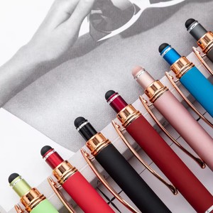 High Quality Customized Logo Ballpoint Pens <strong>New</strong> Arrival Soft Touch Stylus Pen 1.0mm <strong>Writing</strong> Width for Gift or Promotion - Product Image 3