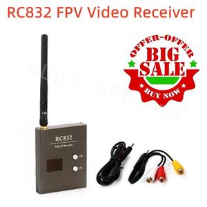 RC832ビデオレシーバーFPV 5.8G40CHアナログ信号ワイヤレスAVレシーバーVRX forRC FPVドローンビデオトランスミッターVTXクワッドコプター - Product Image 2