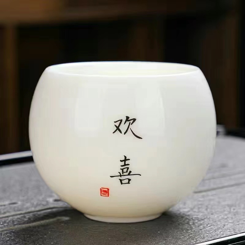 Jade dragon egg cup-joy