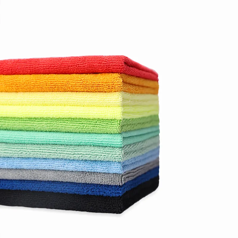 Beste Verkäufer Mikrofaser-reinigungstuch 24 Pack mit Sortierte Farbe Gedruckt Tasche