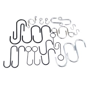ตะขอเกี่ยวเนื้อคู่หนา 10 มม. ตะขอ S สแตนเลสพร้อมตกแต่งธรรมดาสําหรับแขวนเนื้อ - Product Image 5