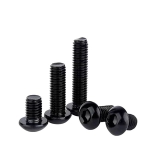M2 M2.<strong>5</strong> M3 M4 M5 Steel Machine <strong>Screw</strong> with Round Flat Hex Socket Plain Finish GB Standard Hexagon Socket Button Head <strong>Screws</strong> - Product Image 6