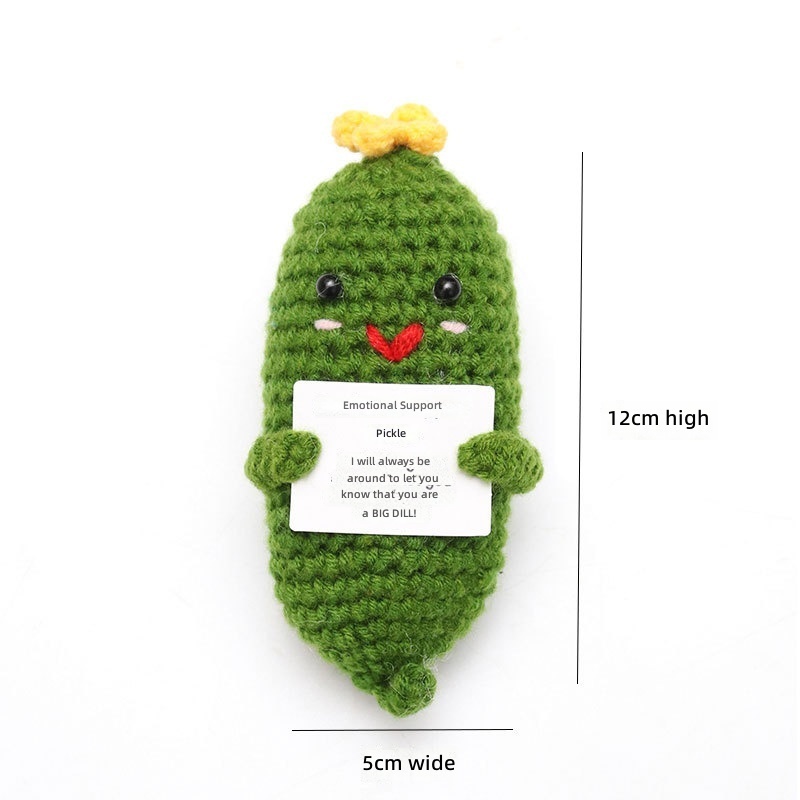 Cucumber autumn fragrance green-yellow flower tail e-card