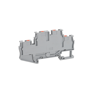 Bloque de terminales de empuje de doble capa, 28A, 500V, PTTB4, para aplicaciones de resorte automotriz, montaje en riel DIN HECHO DE PC y nailon - Product Image 3