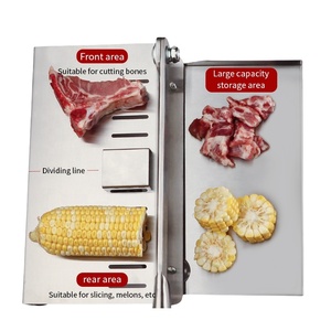 手動冷凍肉のこぎり切断カッターマシンステンレス鋼肉スライス冷凍骨カッター - Product Image 4