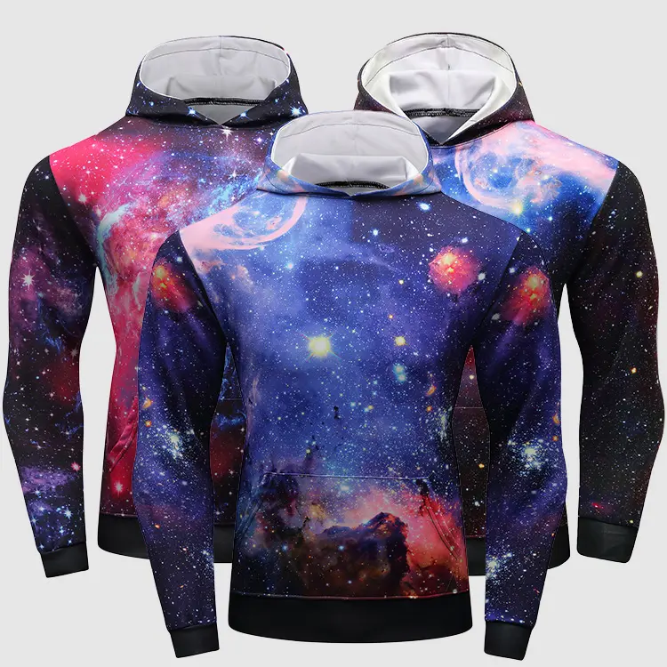 Cody Lundin Groothandel Sublimatie Hoodies 3d Print Sweatshirts Mannen Kleding Mannen Galaxy Hoodie Herfst Casual Jas Voor Heren