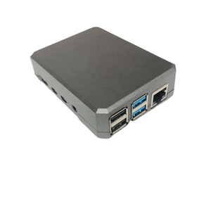 Пользовательский корпус Raspberry Pi 4B, корпус из алюминиевого сплава, Пассивный теплоотводящий корпус Raspberry Pi 4-го поколения, корпус из алюминиевого сплава