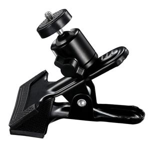 Multi-Function Camera Clip 1/<strong>4</strong>&quot; Threaded Clamp Holder <strong>Mount</strong> with 360 Swivel Photography Ball-Head Screw for Camera Flash - Product Image 1