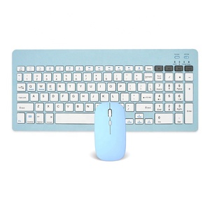 Custom Language RU SP GE UK US Arabic Layout Wireless <strong>bluetooth</strong> <strong>Keyboard</strong> and Mouse Set Combo with Dual Modes 2.4G BT 1 BT 2 BT 3 - Product Image 3