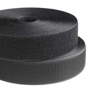 Klettverschluss personalizada de fábrica de adhesivos sujetadores de gancho y bucle tela barato 20mm pegajoso de nylon elástico de la cinta de gancho y bucle - Product Image 1