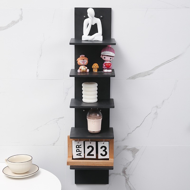 Five-layer floating frame, black