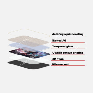 Tappetino per Mouse in vetro temperato ecologico per uso ufficio-antigraffio facile da pulire con superficie tappetini per Mouse personalizzati accessori per Computer - Product Image 2