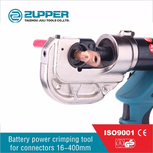 Zupper เครื่องมือย้ำสายไฟฟ้า, เครื่องมือย้ำสายไฟไฮดรอลิกใช้แบตเตอรี่สำหรับเทอร์มินัลที่ไม่มีขากรรไกร - Product Image 3