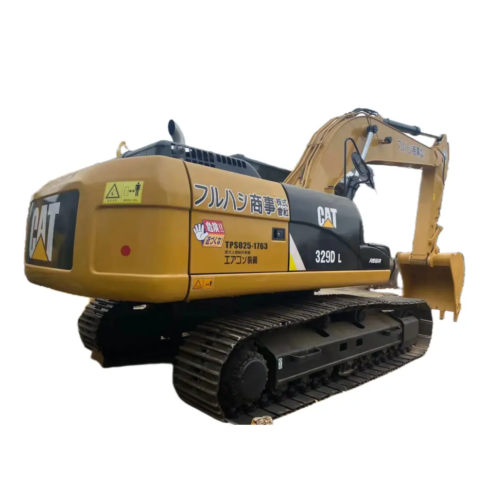 Excavadora de orugas hidráulica Caterpillar CAT 329DL 329D usada de segunda mano, excavadora japonesa de 29 toneladas a la venta