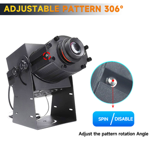 300W endüstriyel güvenlik uyarısı projektör ışık, LED vinç uyarı işareti projektör ışık, GOBO projektör desen ücretsiz özelleştirme - Product Image 3