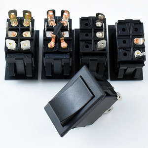 Çin Mini mikro basma düğmesi Tact Rocker anahtarı 2 3 4 5 6 Pin araba anahtarı 2 3 yollu - Product Image 1