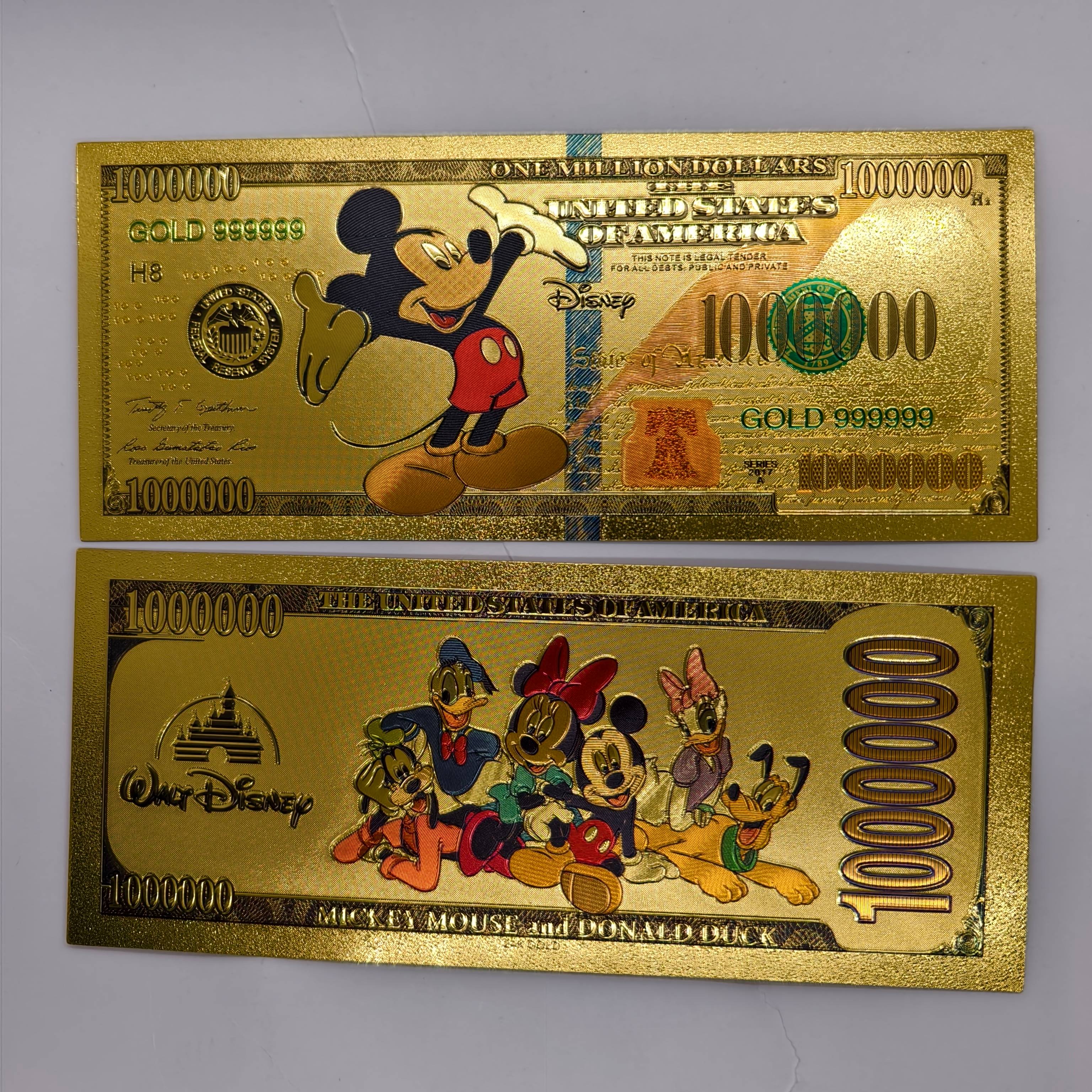 Ünlü animasyon karikatür 10 milyon banknot Donald Duck papatya Mickey Mouse Minnie gifts y ve hediyeler için Pluto hatıra - Product Image 6