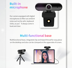 720p Plug-and-Play USB Web <strong>Camera</strong> with 1/6&quot; CMOS <strong>Sensor</strong> Mini Laptop Webcam with Built-in Microphone Fixed Focus for Skype - Product Image 5