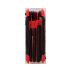 <strong>8pc</strong> Multi-Fold Allen <strong>Key</strong> Wrench Set Industrial Grade <strong>Hex</strong> <strong>Key</strong> With Torx Tips Metric Measurement System - Product Image 1