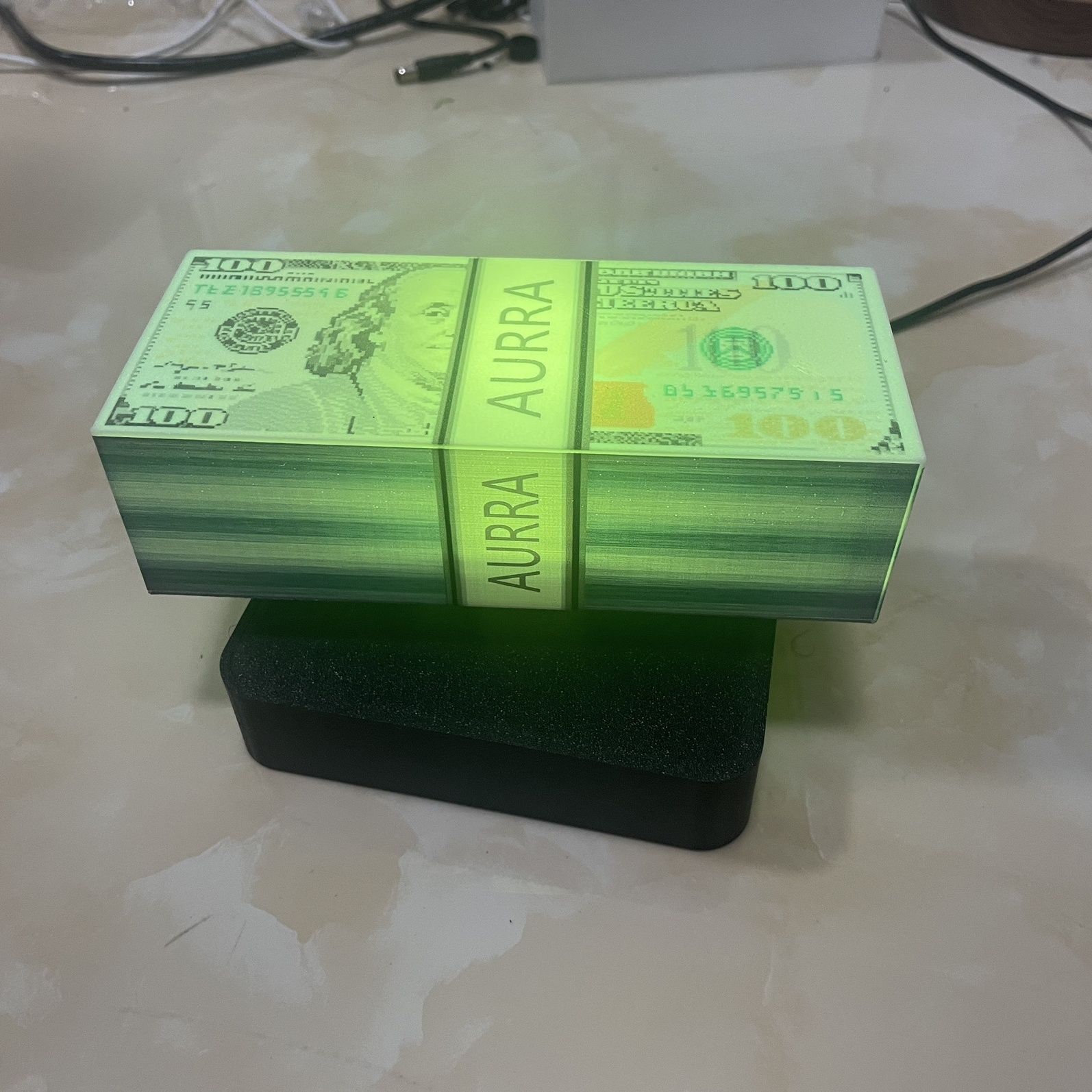 Lumière blanc chaud NON Lévitation Magnétique