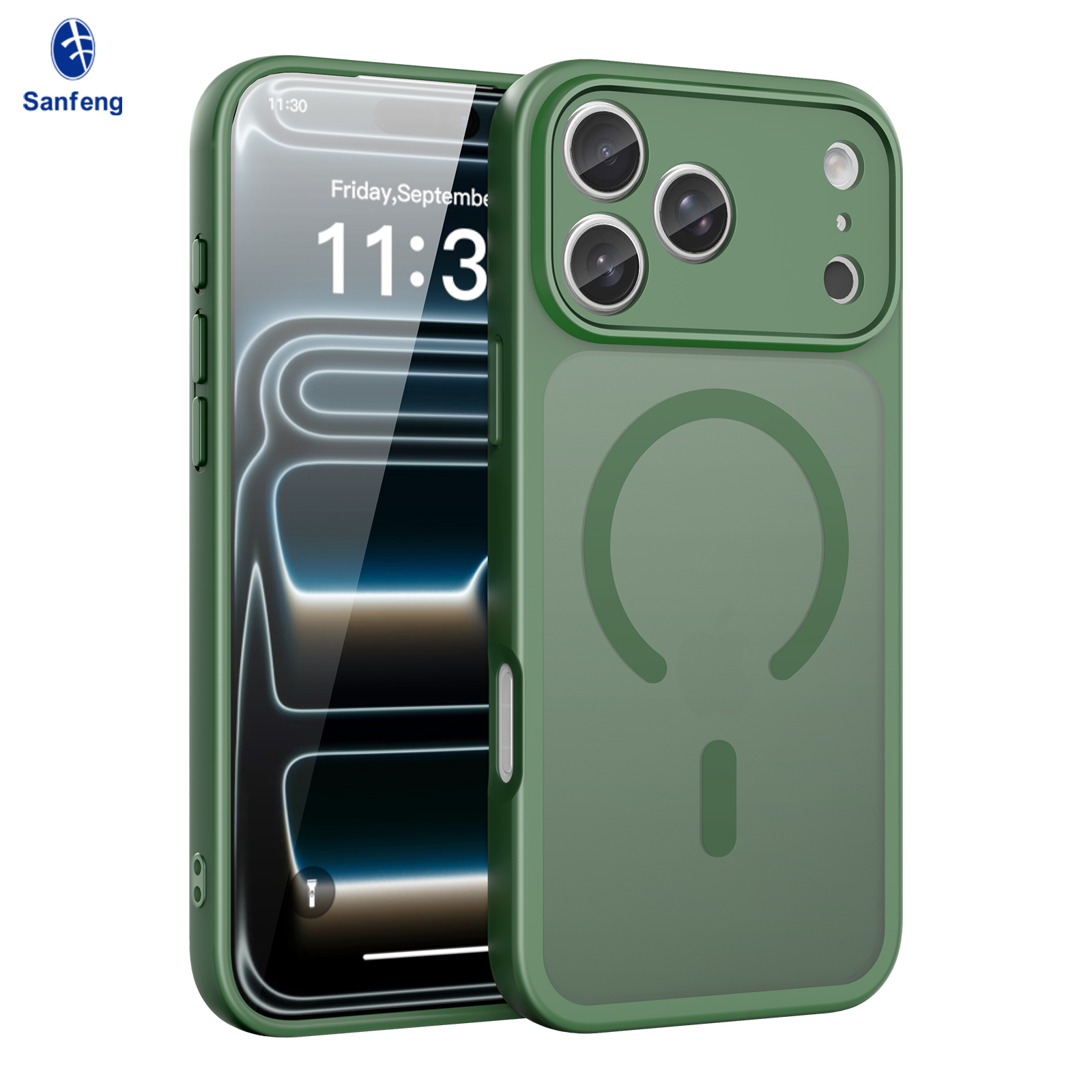 Verde negruzco
