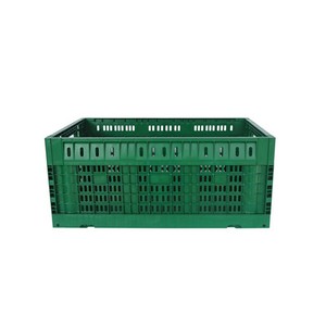 Customizable <strong>600</strong>*<strong>400</strong>*300MM PP Plastic Crate Foldable EU Style Mesh Turnover <strong>Box</strong> for Storage Stackable and Practical - Product Image 2