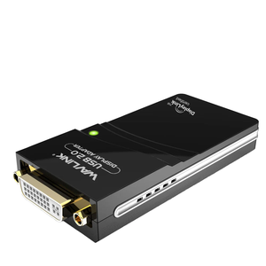 Wavlink <strong>USB</strong> 2.0 Video Display Adapter DVI/<strong>VGA</strong>/ Video Graphics Mirror Extend Screen Multi-Viewer Displaylink for HDTV LCD - Product Image 1