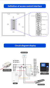 M10H считыватель контроля доступа Распознавание отпечатков пальцев RFID 125 кГц биометрический регистратор посещаемости 1000 сотрудников 25 языков - Product Image 6