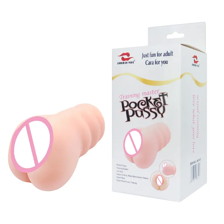 Yaz VIBE popüler gerçekçi yetişkin oyuncak vajina seks yapay Pussy için erkek mastürbasyon kızlar cep Pussy yetişkin erkekler için