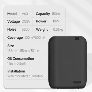 150ml Aroma diffusor Maschinen be feuchter mit 600CBM Kapazität Duft Duft Elektrischer Öl diffusor Fernbedienung für den Hausgebrauch - Product Image 3