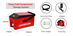 CRYOPUSH New Product Cold <strong>Therapy</strong> Air Compresses Ice Machine System <strong>Knee</strong> and Joint Compression Pad, Cold <strong>Therapy</strong> Machine - Product Image 3