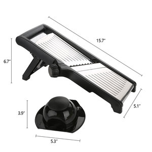 Mutfak gıda hazırlık dilimleme aracı çok fonksiyonlu sebze kesici ayarlanabilir sebze manto yiyecek dilimleyici emniyet eldiven ile - Product Image 2