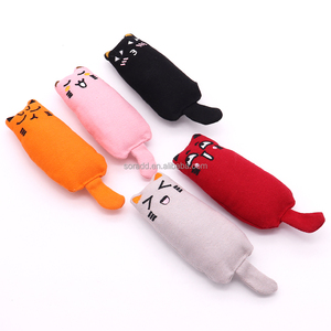 Venta al por mayor de ratones de dibujos animados interactivo resistente a mordeduras relleno mascota gatito gato dentición masticar hierba gatera juguete con hierba gatera - Product Image 1