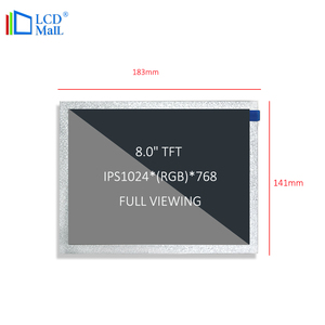 Pantalla LCD personalizada de 8,0 pulgadas, resolución 1024*768, 800NITs, interfaz LVDS de 40 Pines, módulo TFT LCD para Mini tableta - Product Image 5