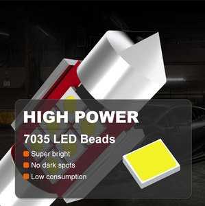 HUAJIAN LED電球6SMD-3030車のLEDルーフ読み取りライトエラーなしルーフライトその他の自動車用照明アクセサリー - Product Image 3