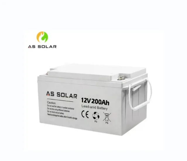 12 V 200 AH Solargelbatterie 12 V Energiespeicher AGM-Batterie Bleisäure-Batterie Werk