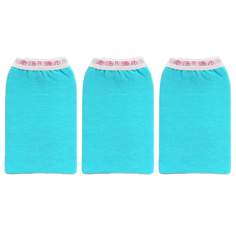Northeast bathhouse, old-style single-story - blue 3 strips